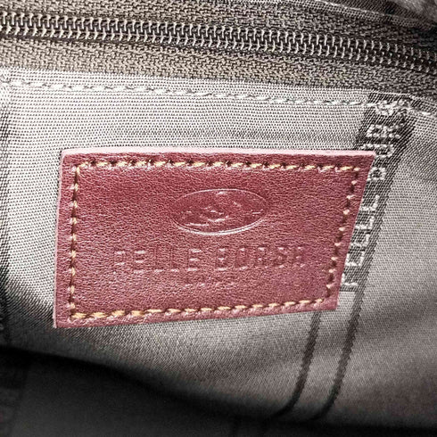 ペレボルサ PELLE BORSA 2WAY レザーハンドバッグ レディース