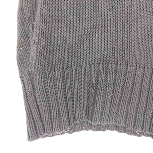 ファブリツィオデルカルロ Fabrizio Del Carlo イタリア製 コットンニットベスト レディース