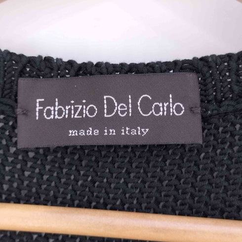 ファブリツィオデルカルロ Fabrizio Del Carlo イタリア製 コットンニットベスト レディース