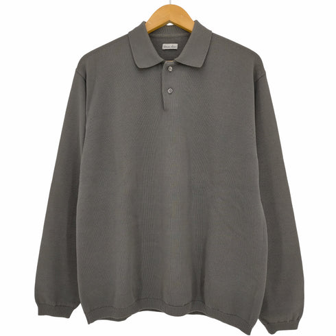 スティーブンアラン Steven Alan LIGHT GASS CTN LONG SLEEVE POLOSHIRT ニットポロシャツ メンズ JPN:M