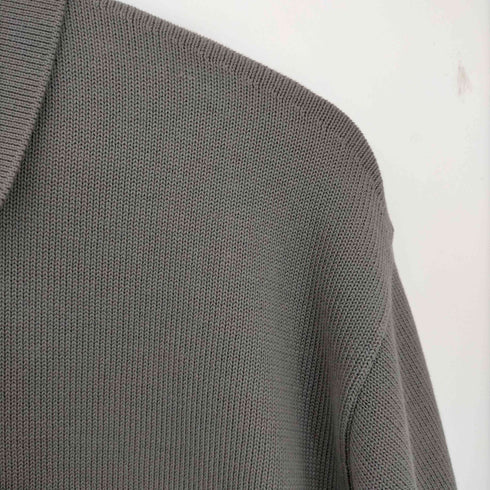 スティーブンアラン Steven Alan LIGHT GASS CTN LONG SLEEVE POLOSHIRT ニットポロシャツ メンズ JPN:M