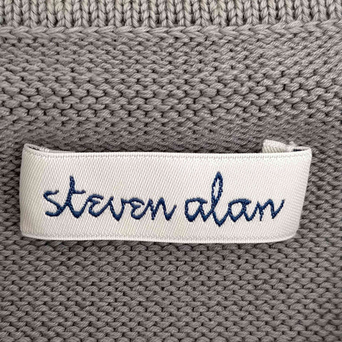 スティーブンアラン Steven Alan LIGHT GASS CTN LONG SLEEVE POLOSHIRT ニットポロシャツ メンズ JPN:M
