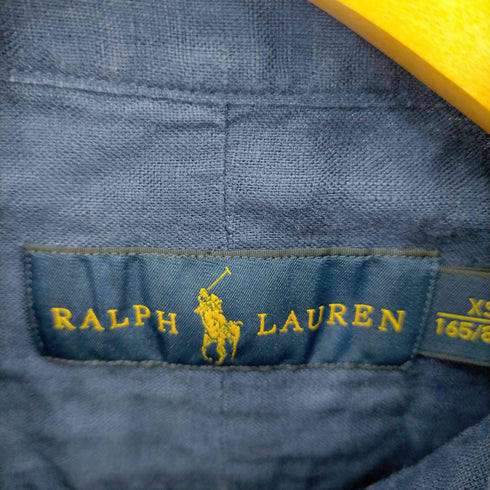ラルフローレン RALPH LAUREN スモールポニー刺繍リネンシャツ メンズ import:XS