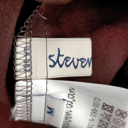 スティーブンアラン Steven Alan レーヨンリネン バンドカラーチャイナシャツ レディース JPN:M