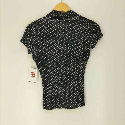 マックスマーラ MAXMARA イタリア製 千鳥格子 総柄 ブラウス レディース import:S