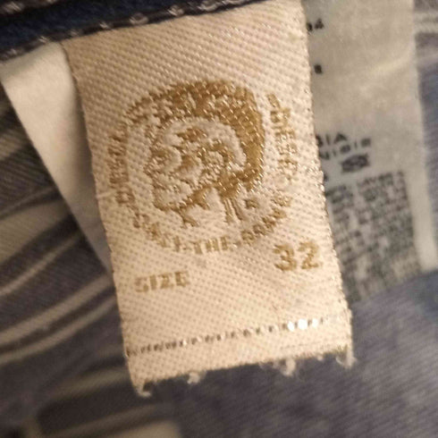 ディーゼル DIESEL NEW-ZULOW ダメージ ボタンフライデニムパンツ メンズ W32/L32