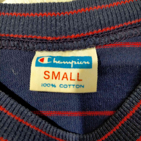 チャンピオン Champion 70S USA製 バータグ中期 クルーネックTシャツ レディース import:S