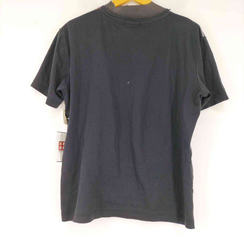 ブラックレーベルクレストブリッジ BLACK LABEL CRESTBRIDGE マルチカラー シアサッカーチェック切替 Tシャツ メンズ import:M