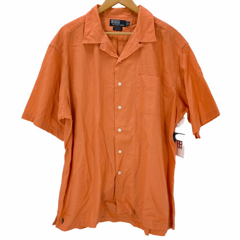 ポロバイラルフローレン Polo by RALPH LAUREN S/S CALDWELL 開襟シャツ ボックスシルエット メンズ JPN:XL