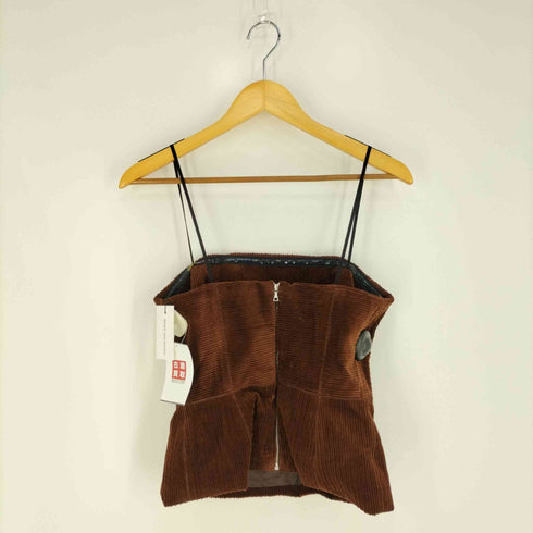 ドリスヴァンノッテン DRIES VAN NOTEN CIAO 7291 W.W.TOP COG コーデュロイ ビスチェ レディース 36