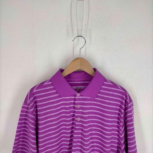 ナイキゴルフ NIKE GOLF DRY FIT ボーダー柄 ポロシャツ メンズ JPN:M