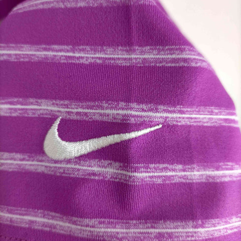 ナイキゴルフ NIKE GOLF DRY FIT ボーダー柄 ポロシャツ メンズ JPN:M