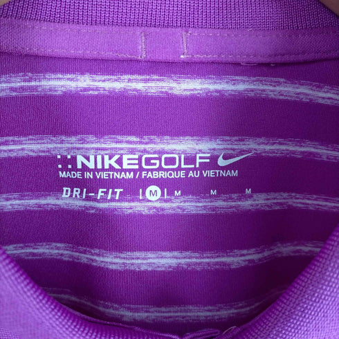 ナイキゴルフ NIKE GOLF DRY FIT ボーダー柄 ポロシャツ メンズ JPN:M