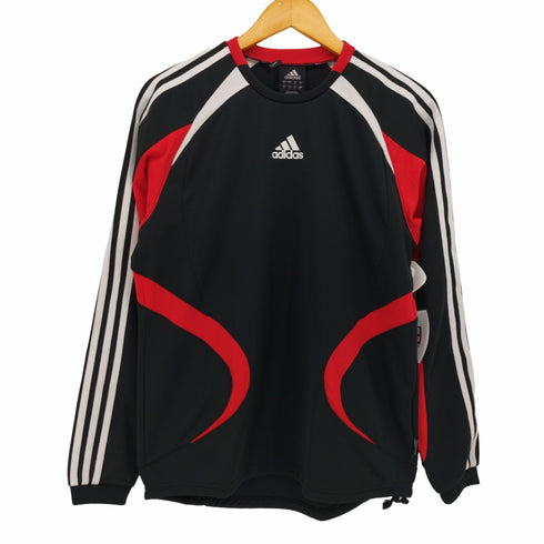 アディダス adidas 00S ワンポイントロゴ クルーネック トラック トップス メンズ JPN:M