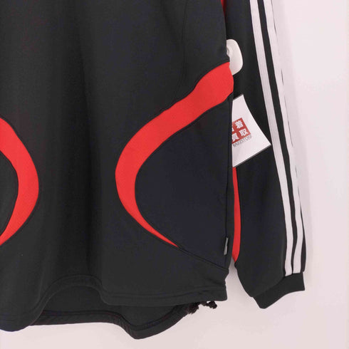 アディダス adidas 00S ワンポイントロゴ クルーネック トラック トップス メンズ JPN:M