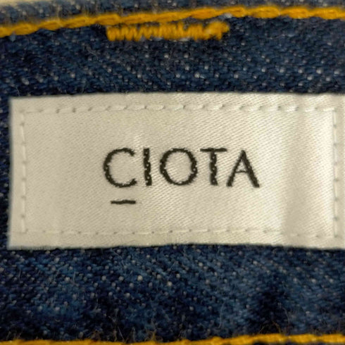 シオタ CIOTA 本藍 スビンコットン ストレートデニム メンズ 32