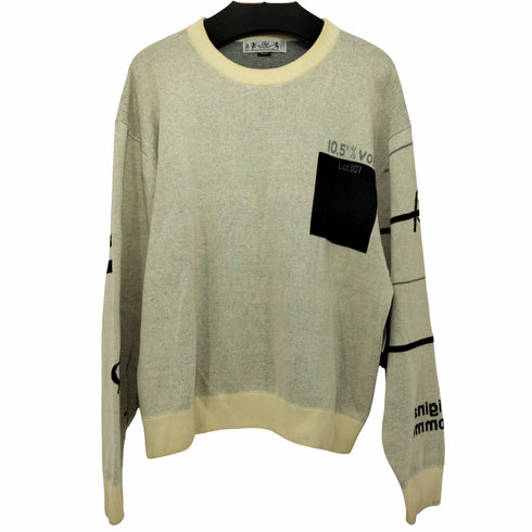バル BAL GOOD LIFE JACQUARD COTTON CREWNECK KNIT メンズ JPN:M