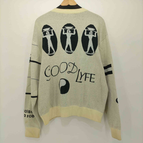 バル BAL GOOD LIFE JACQUARD COTTON CREWNECK KNIT メンズ JPN:M