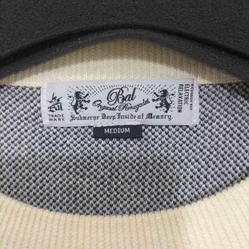 バル BAL GOOD LIFE JACQUARD COTTON CREWNECK KNIT メンズ JPN:M