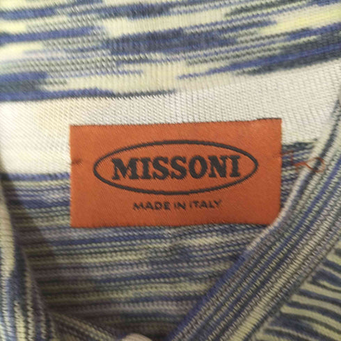 ミッソーニ MISSONI 総柄 L/S ニット シャツ ワンピース レディース