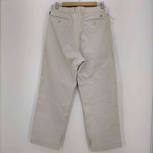 エンズアンドミーンズ ENDS and MEANS Work Chino ボタンフライ ワイドワークチノパンツ メンズ M(32-33)