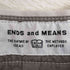 エンズアンドミーンズ ENDS and MEANS Work Chino ボタンフライ ワイドワークチノパンツ メンズ M(32-33)