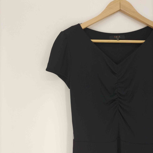 ダックス DAKS チェック柄 ウエストベルト 付き S/S ワンピース レディース 40