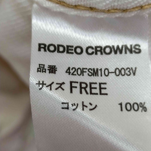 ロデオクラウンズ RODEO CROWNS レースアップデニムジャケット レディース FREE