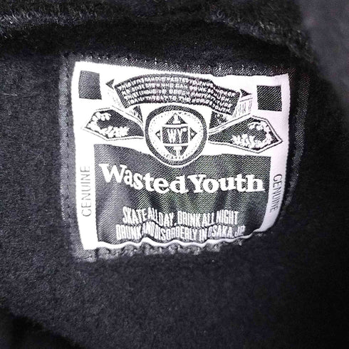 ウェイステッドユース WASTED YOUTH 薔薇プリントフーディー メンズ import:XL