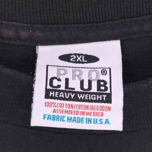 プロクラブ PRO CLUB USA製 HEAVY WEIGHT クルーネックTシャツ メンズ 2XL