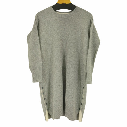 ツモリチサト TSUMORI CHISATO サイドボタン カシミア混ウールニットワンピース チュニック レディース JPN:2