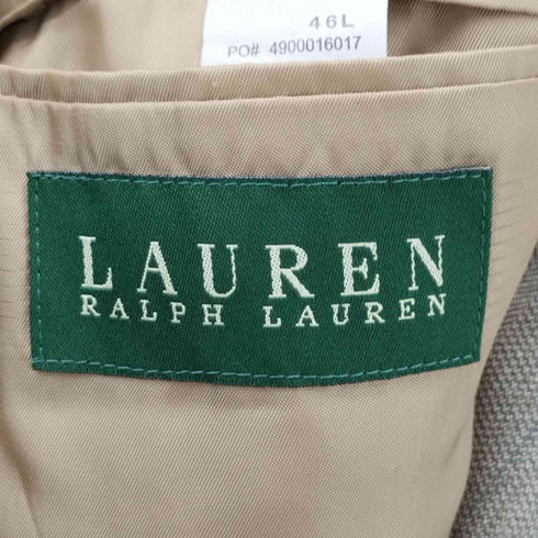 ローレンラルフローレン LAUREN RALPH LAUREN macys mens store 緑タグ 3B シルク混 ヘリンボーン テーラード ジャケット メンズ 46L