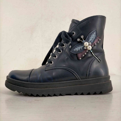 ジェオックス GEOX トンボ装飾 6ホールブーツ レディース JPN:36
