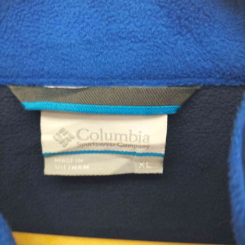 コロンビア Columbia ロゴ刺繍 切替 フリース ベスト メンズ import:XL