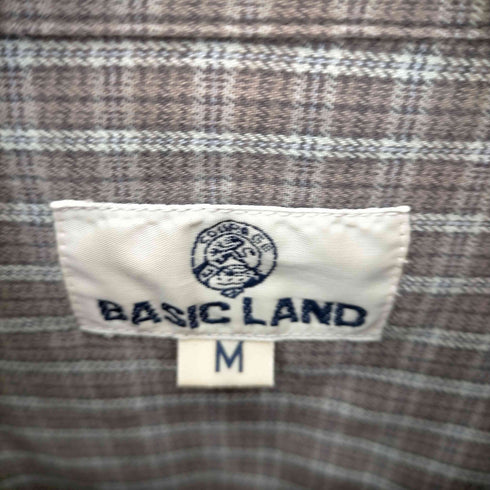 ベーシックランド Basic Land チェックレギュラーカラーシャツ メンズ JPN:M