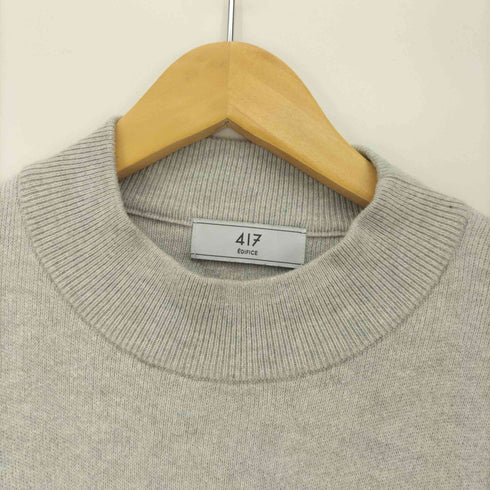 フォーワンセブンバイエディフィス 417 by EDIFICE 21AW カシミヤ 混 モックネック ニット メンズ JPN:M