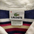 ラコステ LACOSTE ロゴ刺繍マルチカラーラガーシャツ メンズ JPN:XL