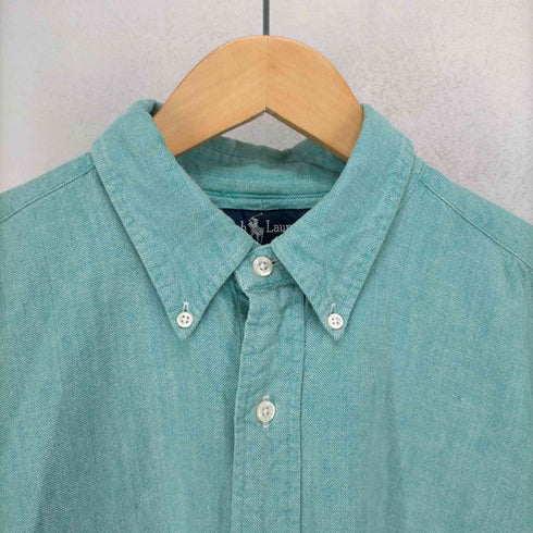 ラルフローレン RALPH LAUREN The Big Oxford 裾ポニー オックスフォードボタンダウン 長袖シャツ メンズ JPN:L