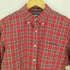 ランズエンド LANDS END NO IRON TWILL ボタンダウンチェックシャツ メンズ import:M