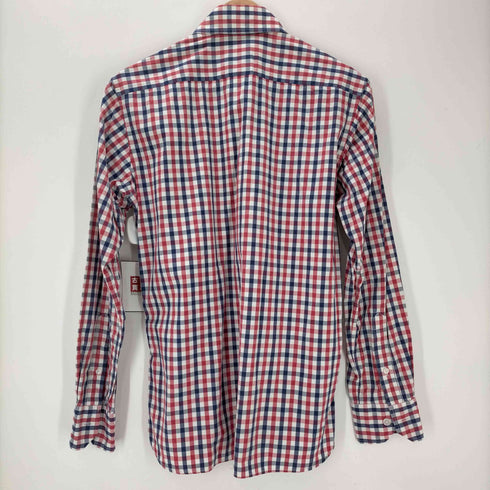 マッキントッシュフィロソフィー MACKINTOSH PHILOSOPHY L/S チェック柄ウィングカラーシャツ メンズ US:38
