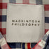 マッキントッシュフィロソフィー MACKINTOSH PHILOSOPHY L/S チェック柄ウィングカラーシャツ メンズ US:38