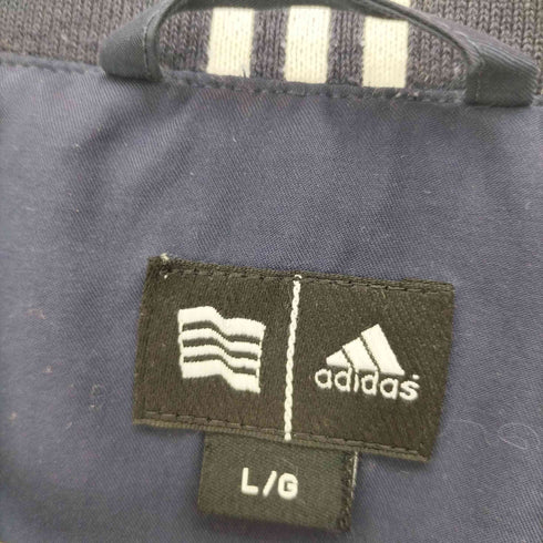 アディダス adidas 裏地メッシュ パフォーマンスロゴ 刺繍 プルオーバー ジャケット メンズ import:L