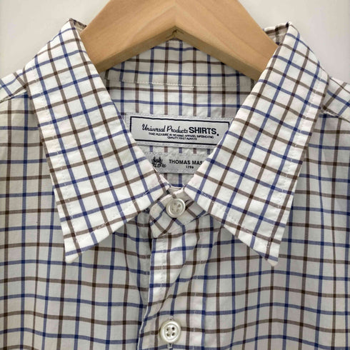ユニバーサルプロダクツ UNIVERSAL PRODUCTS PLAID REGULAR COLLAR L/S メンズ JPN:2