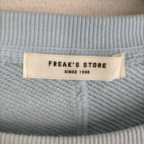 フリークスストア FREAKS STORE バックスリットクルーネックスウェット レディース FREE
