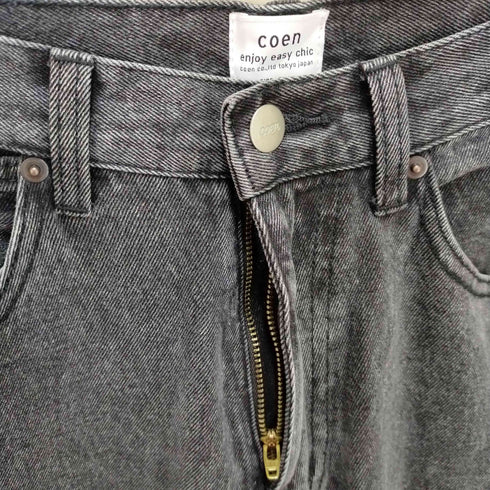 コーエン coen ワイドシームデニムパンツ レディース S