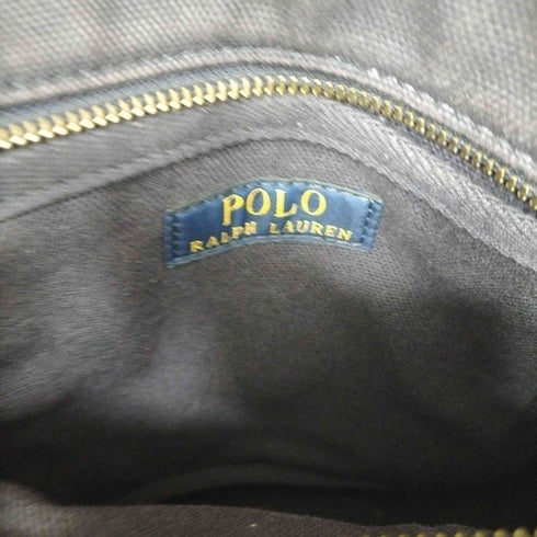ポロラルフローレン POLO RALPH LAUREN ポニー刺繍 キャンバス ミニ トートバッグ メンズ