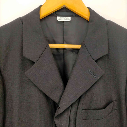 コムデギャルソンオムドゥ COMME des GARCONS HOMME DEUX AD2018 19SS カーブデザインテーラードジャケット メンズ JPN:S
