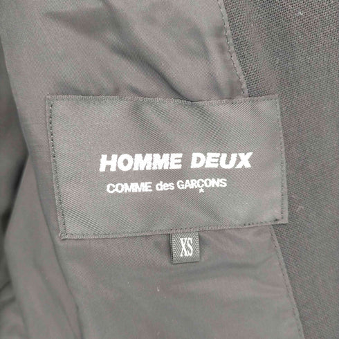 コムデギャルソンオムドゥ COMME des GARCONS HOMME DEUX AD2018 19SS カーブデザインテーラードジャケット メンズ JPN:S