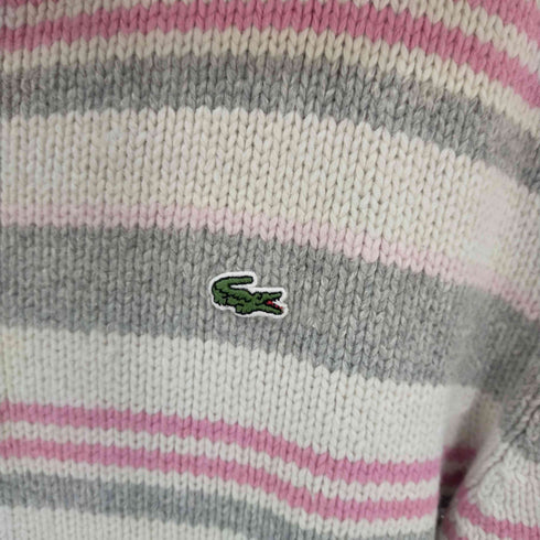 ラコステ LACOSTE ドライバーズボーダーニット Y2K レディース EUR:42