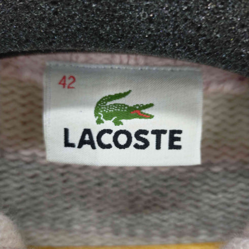 ラコステ LACOSTE ドライバーズボーダーニット Y2K レディース EUR:42